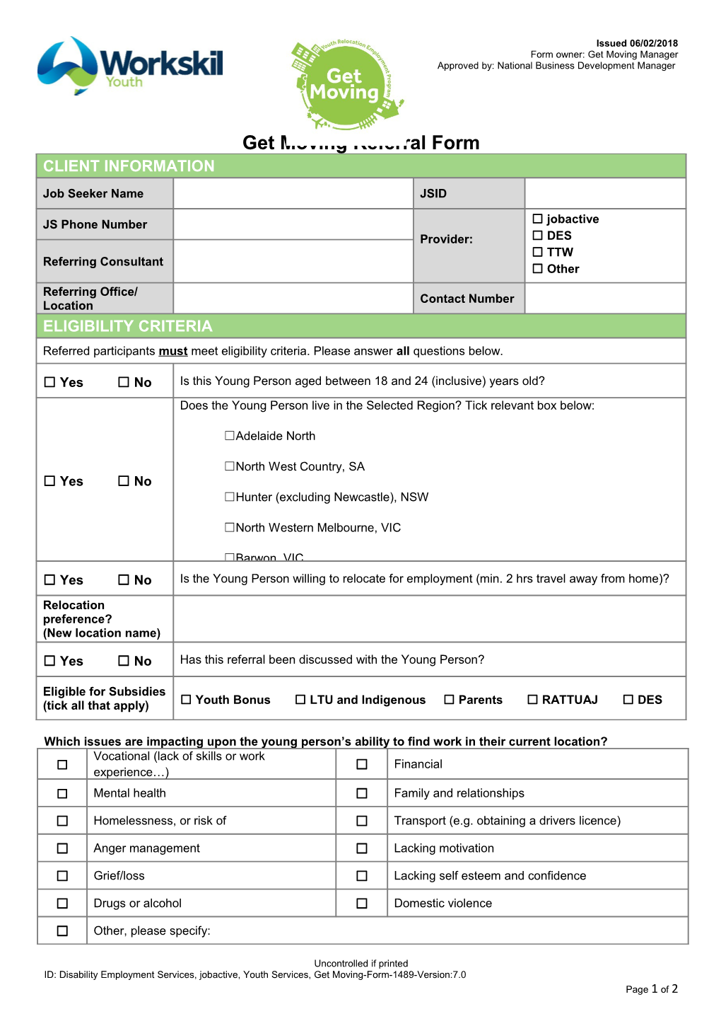 Get Moving Referral Form