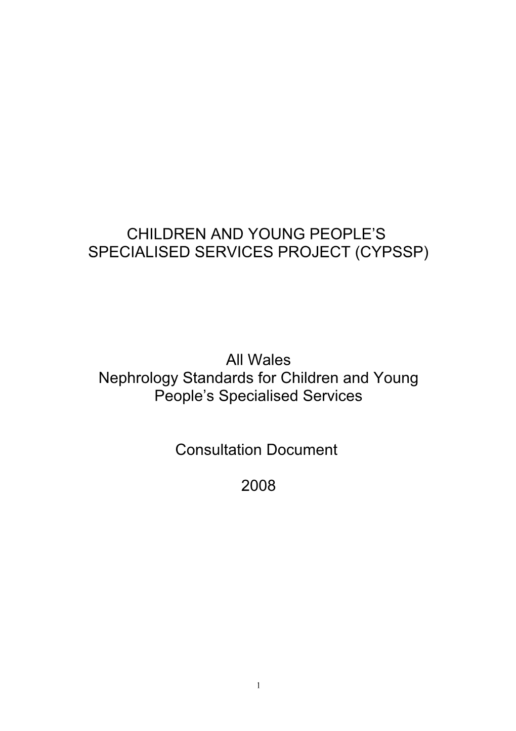 Children and Young People S