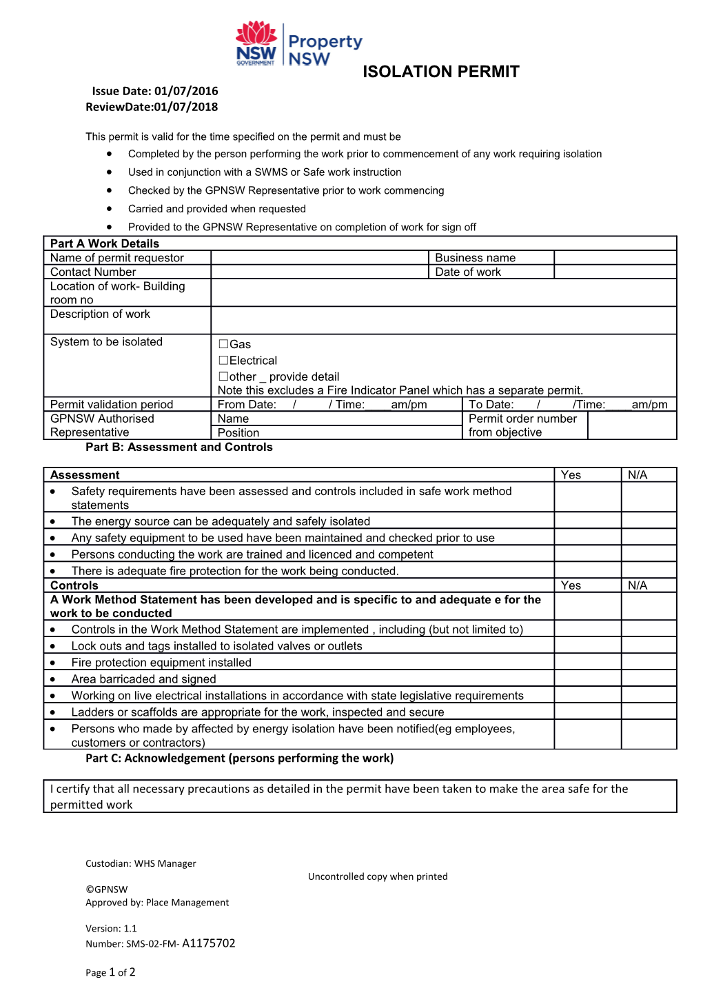 This Permit Is Valid for the Time Specified on the Permit and Must Be