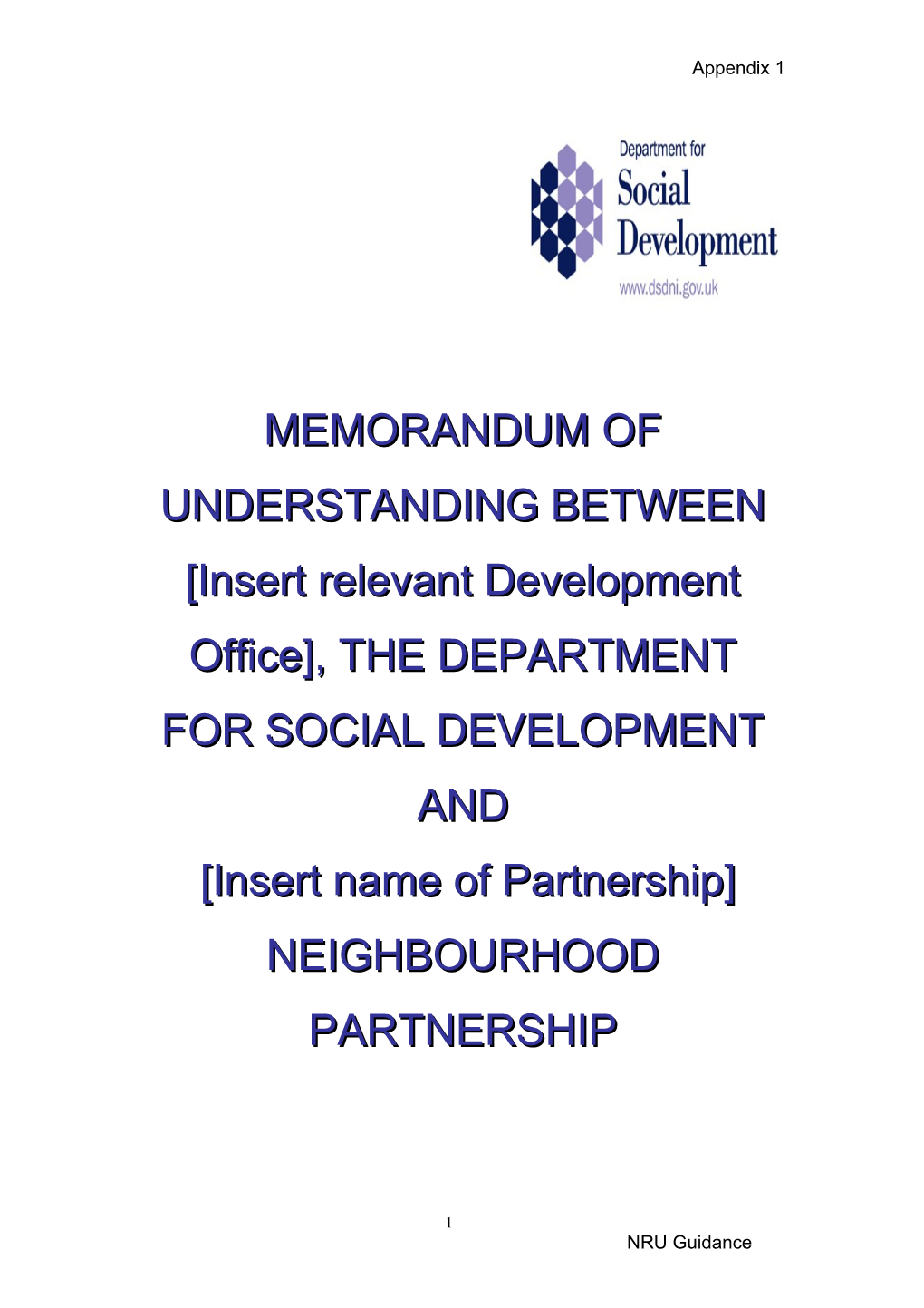 Memorandum of Understanding s32