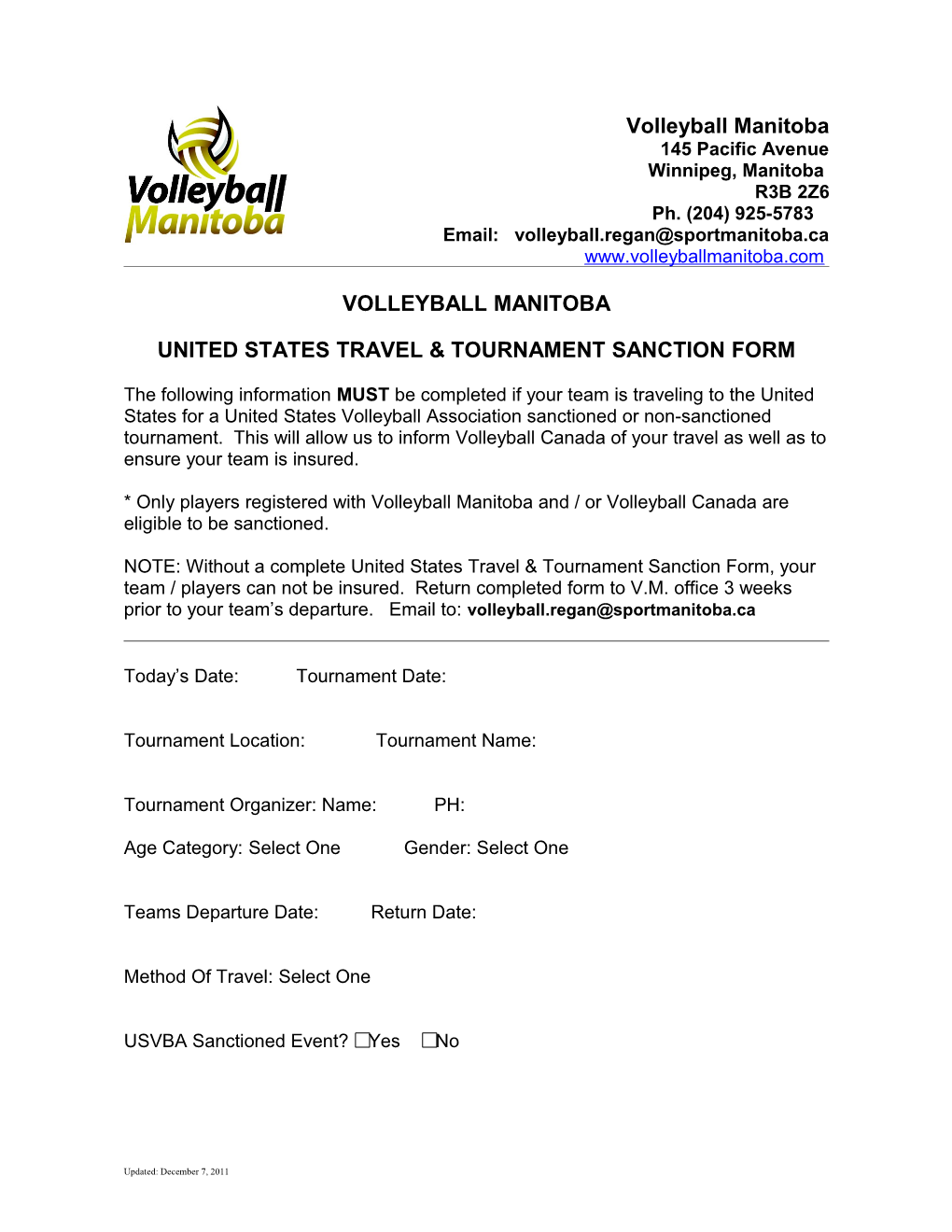 Manitoba Volleyball Association