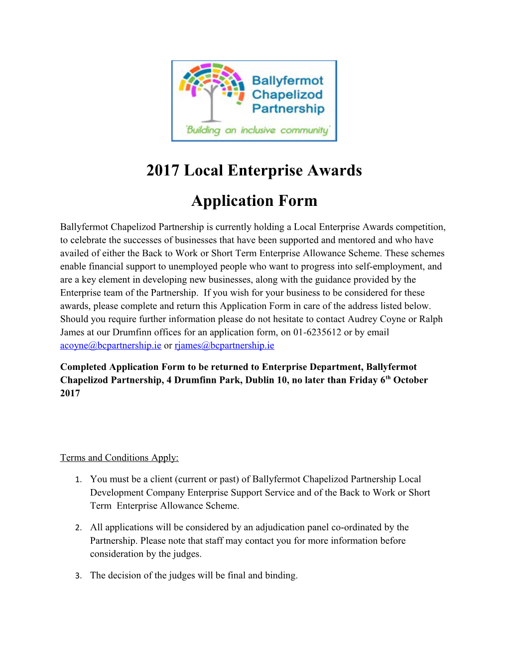 2017 Local Enterprise Awards