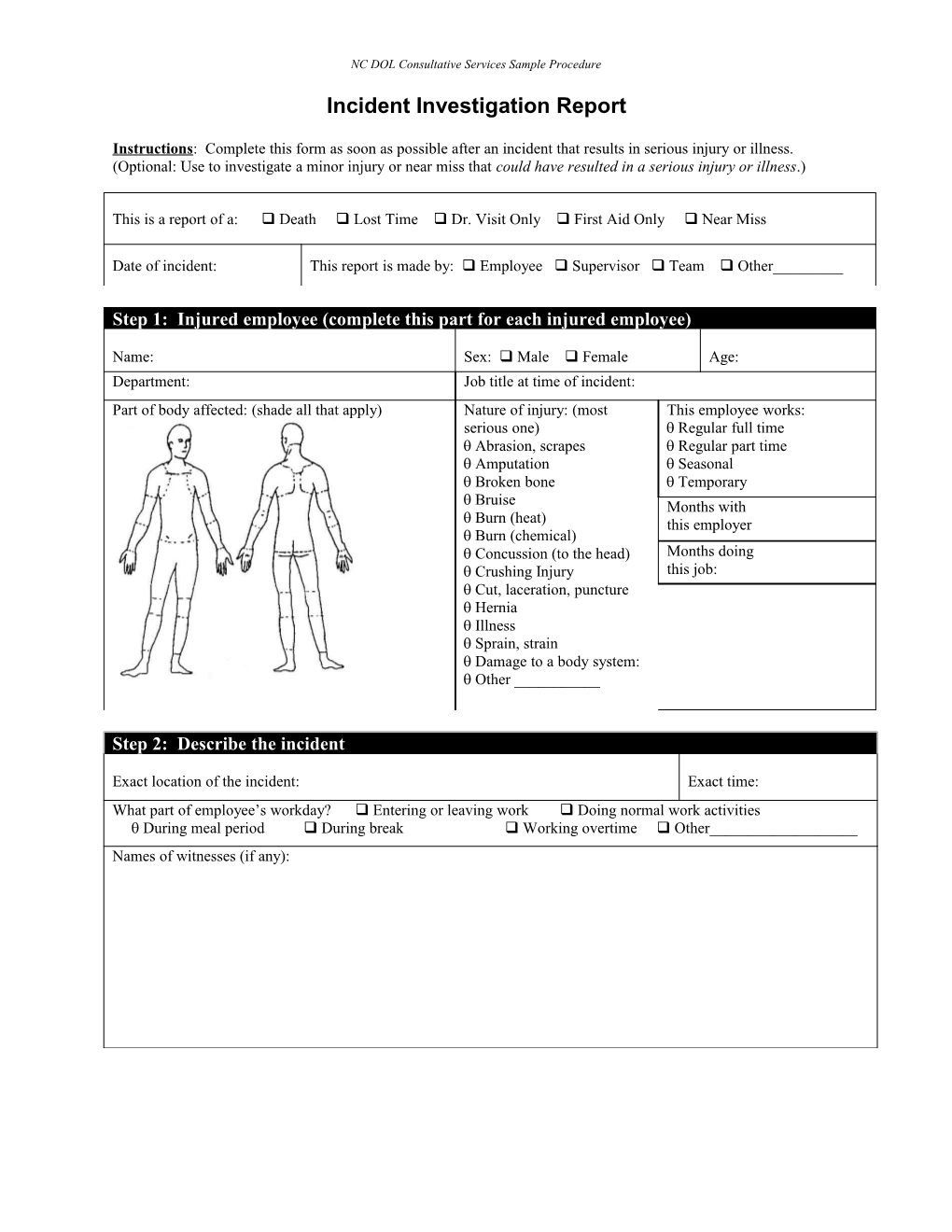 Incident Investigation Report