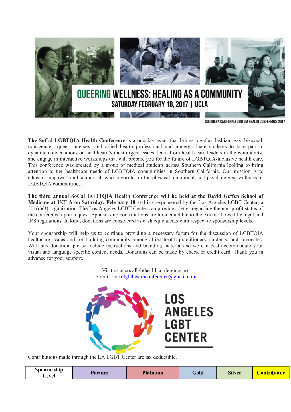 The Socal LGBTQIA Health Conference Is a One-Day Event That Brings Together Lesbian, Gay