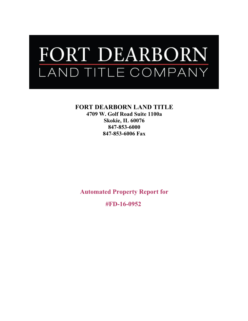 Fort Dearborn Land Title