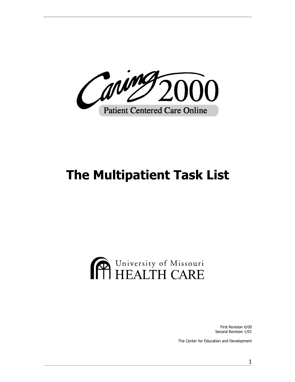 The Multipatient Task List