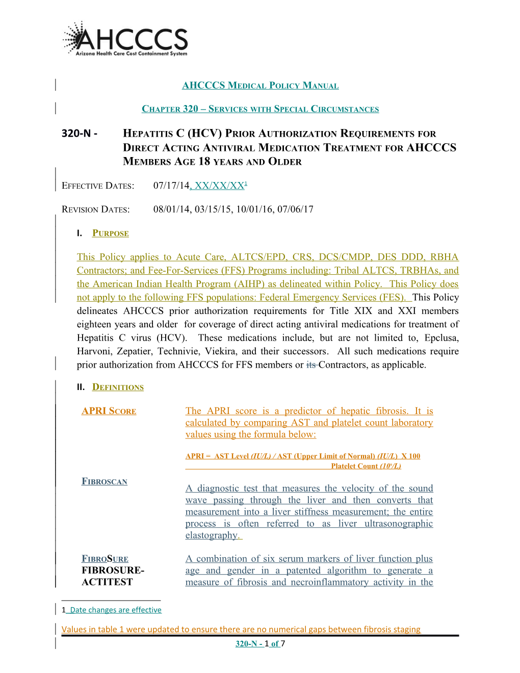 320N Hepatitis C Pa Criteria Draft 2015-04