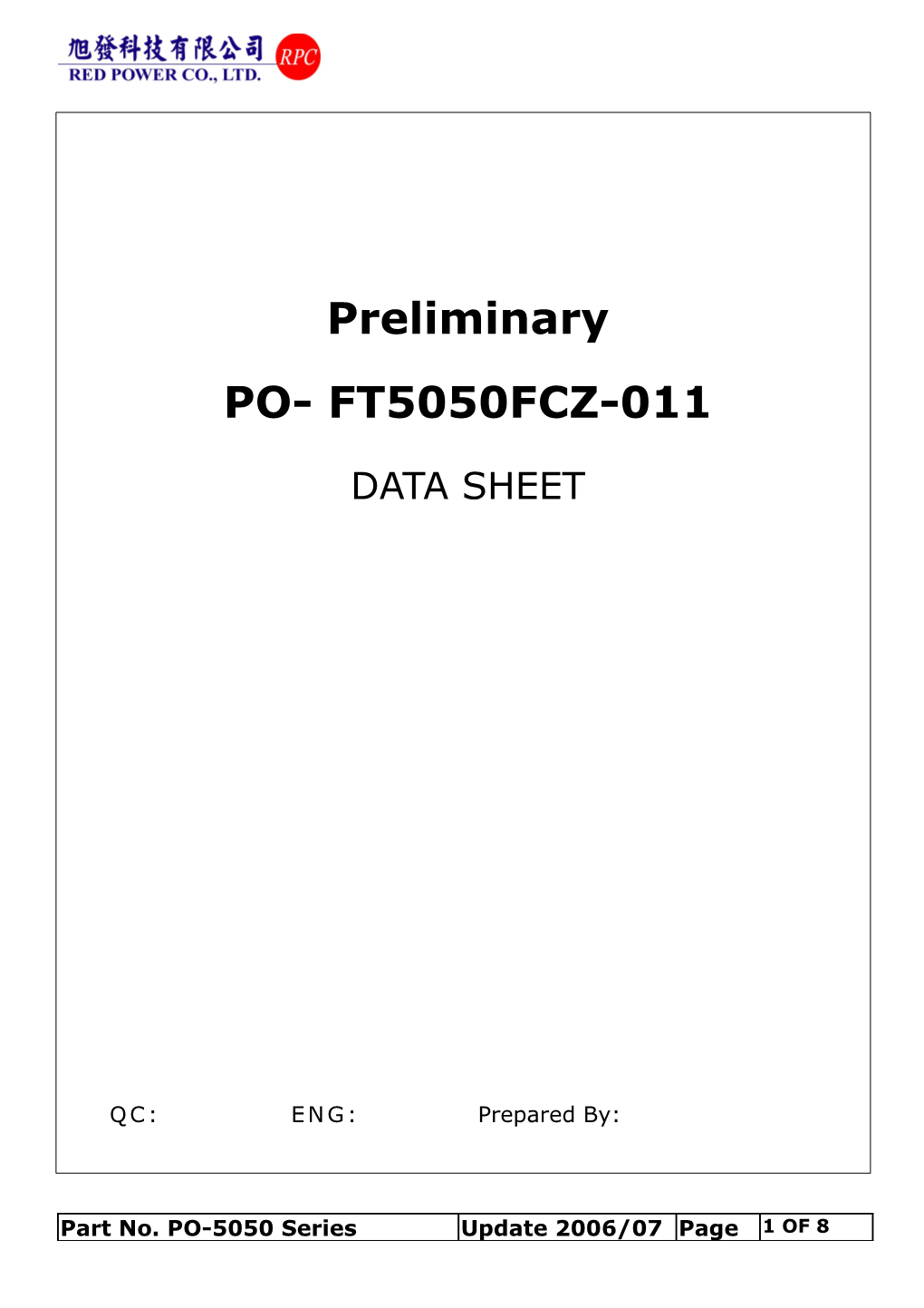 PO-TT4403FCN Series Datasheet
