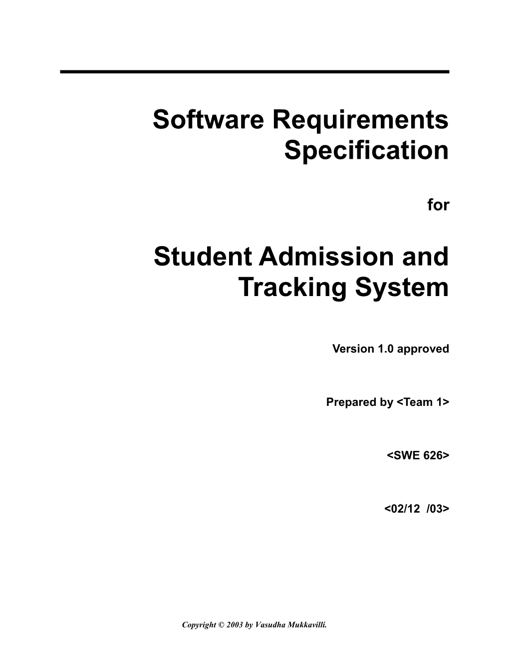 Software Requirements Specification Template s5