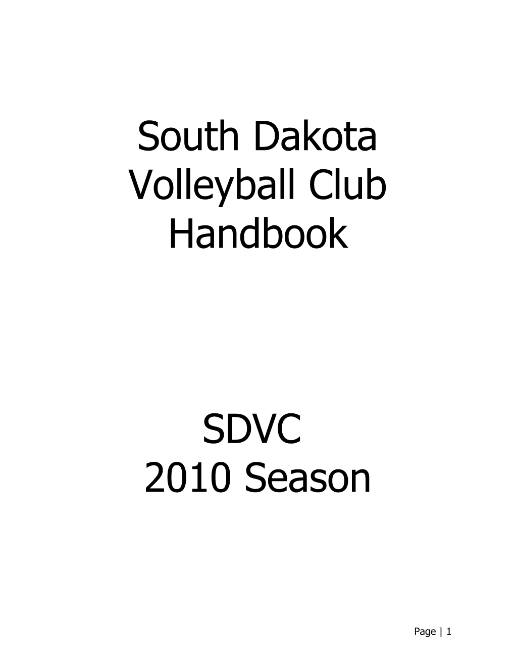 South Dakota Volleyball Club