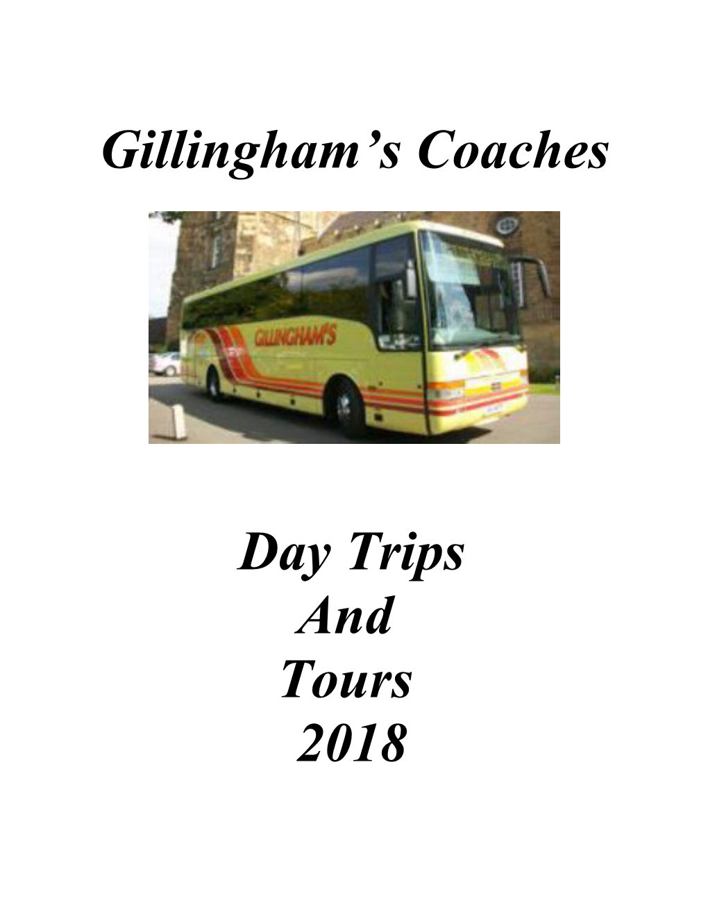 Gillingham S Coaches