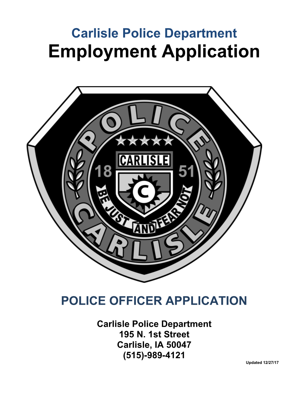Carlisle Police Department
