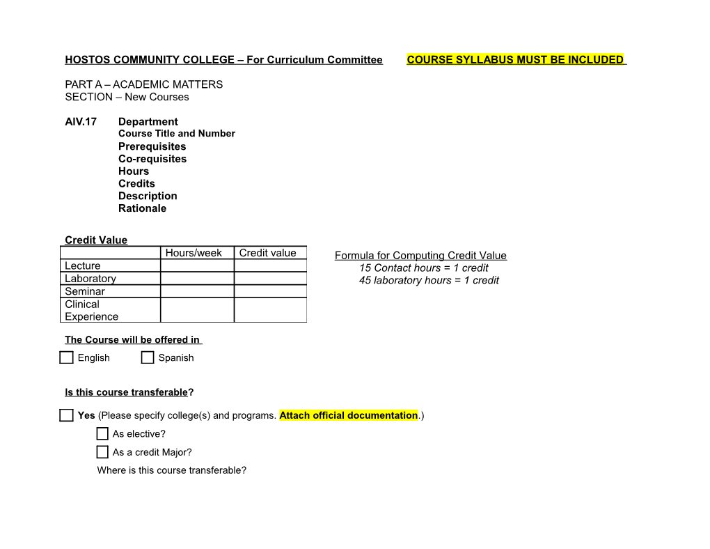 Hostos Community College – Chancellor’S Report