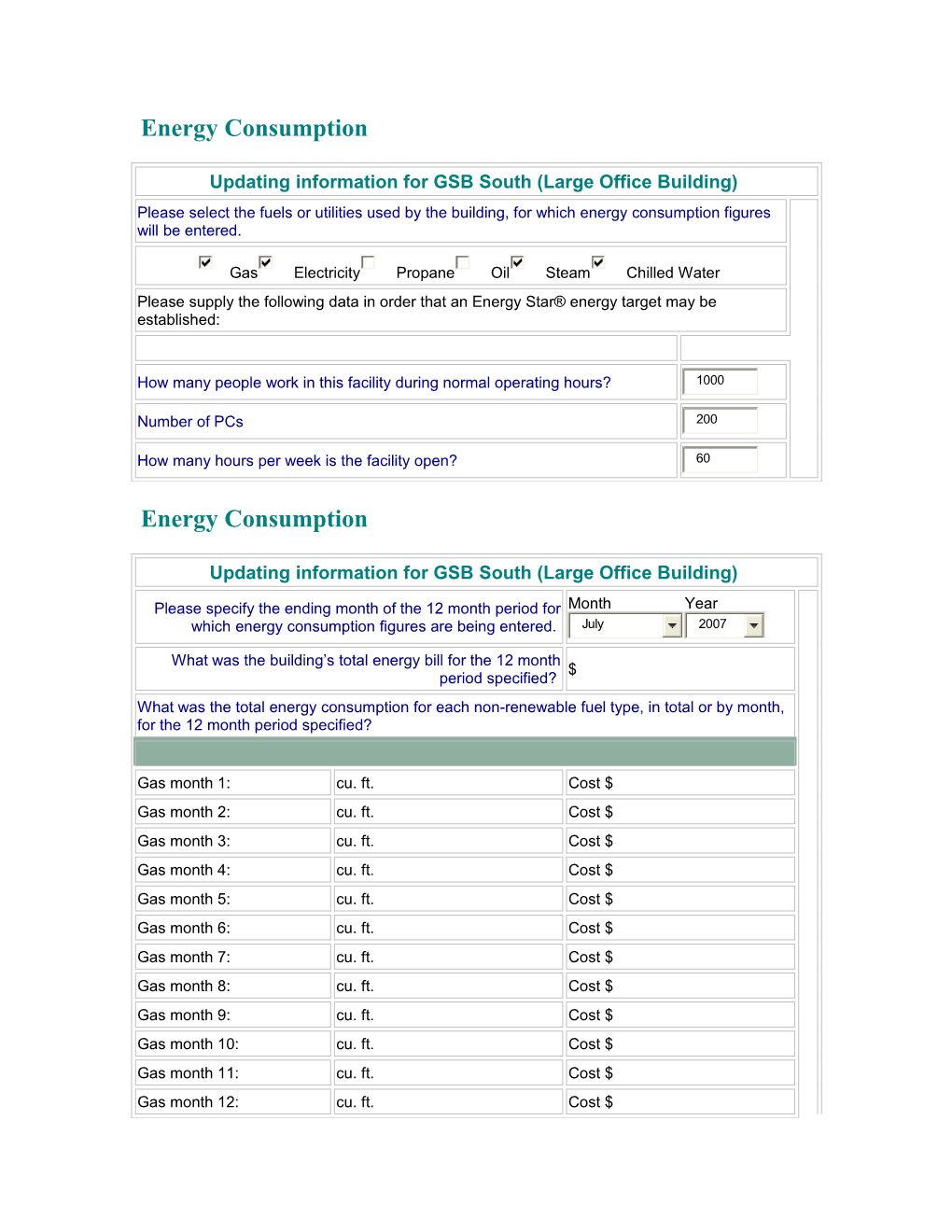 Energy Consumption