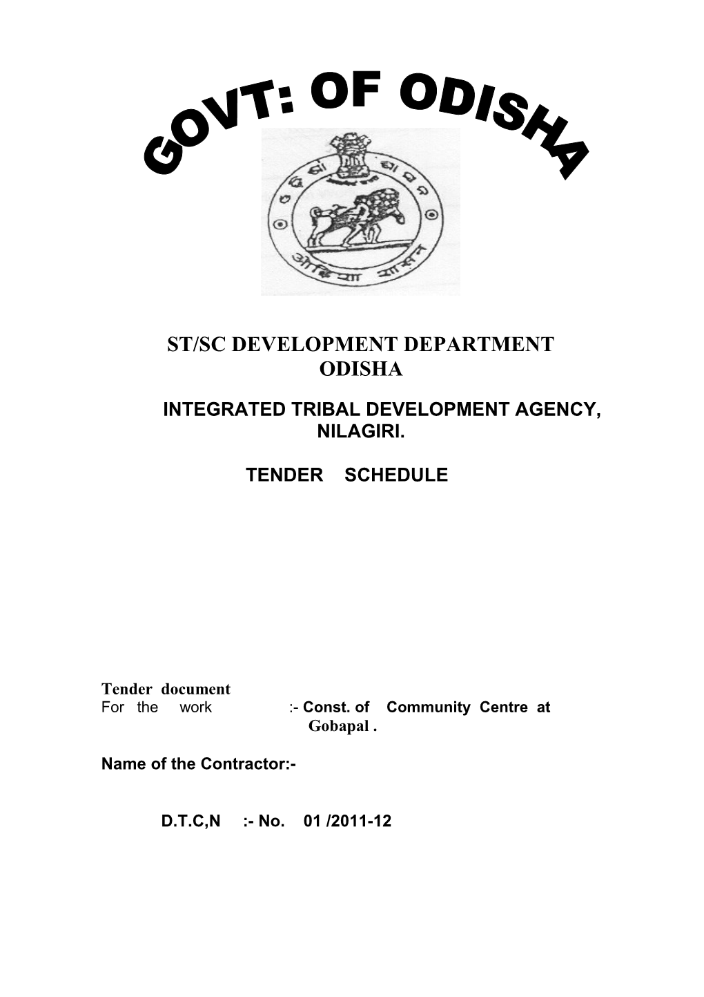 Integrated Tribal Development Agency