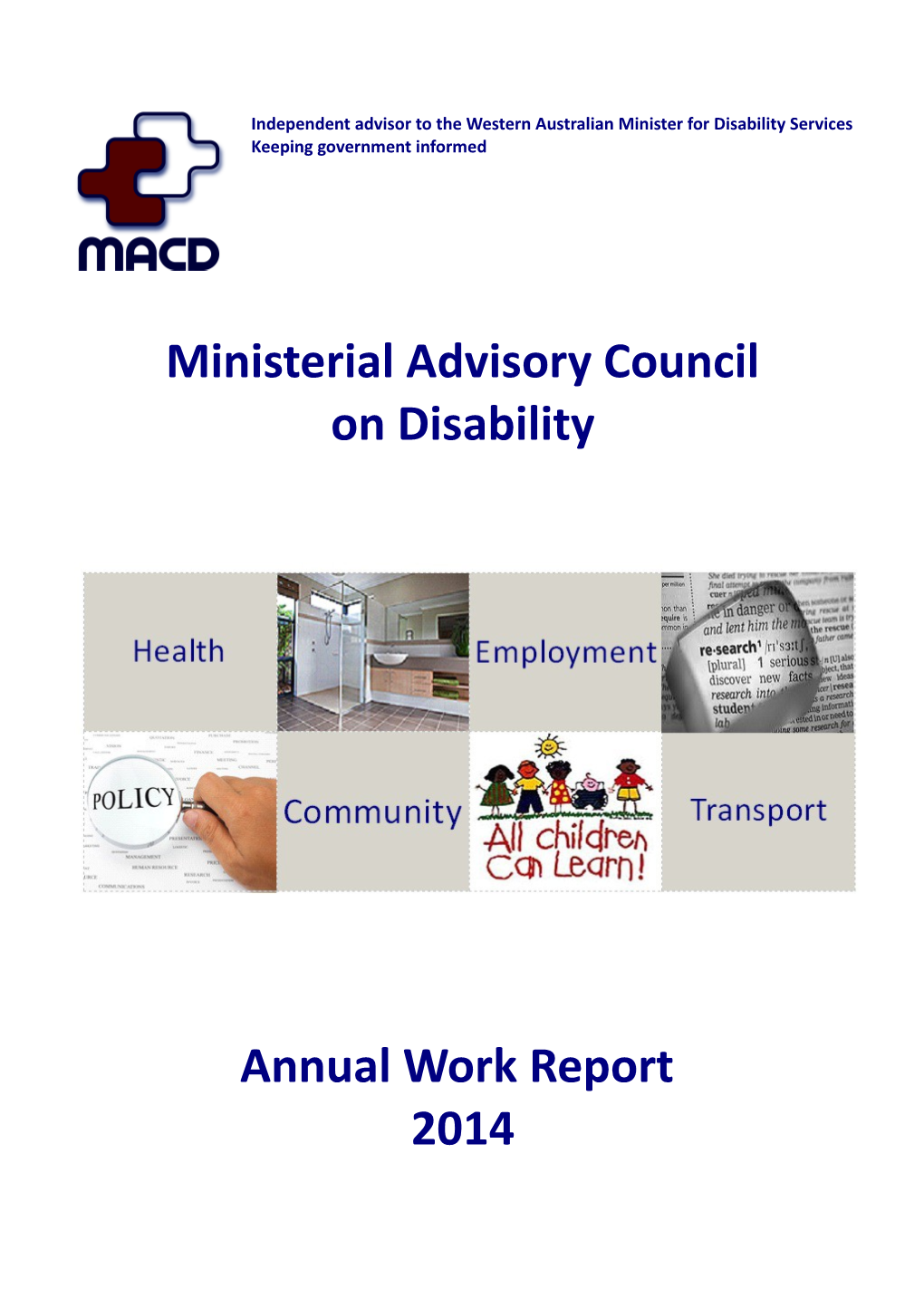 Ministerial Advisory Council on Disability