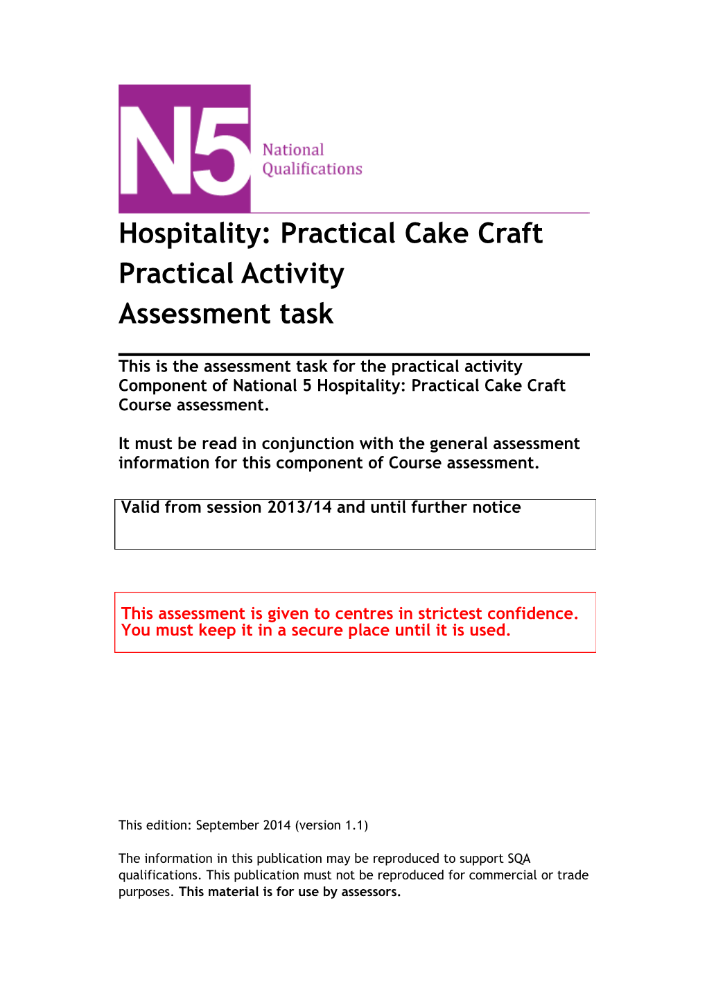 Hospitality: Practical Cake Craft
