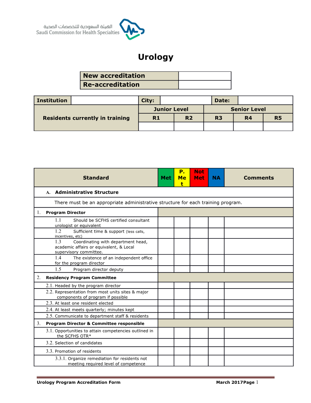 Administrative Structure