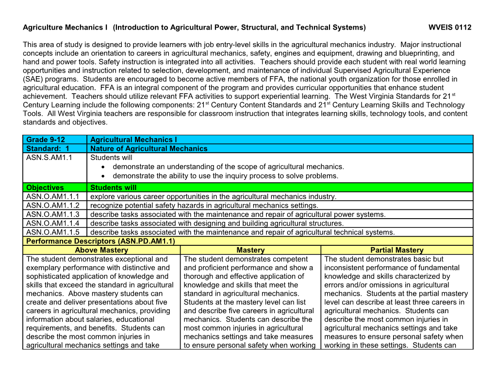 Mathematics Content Standards K-12 s1