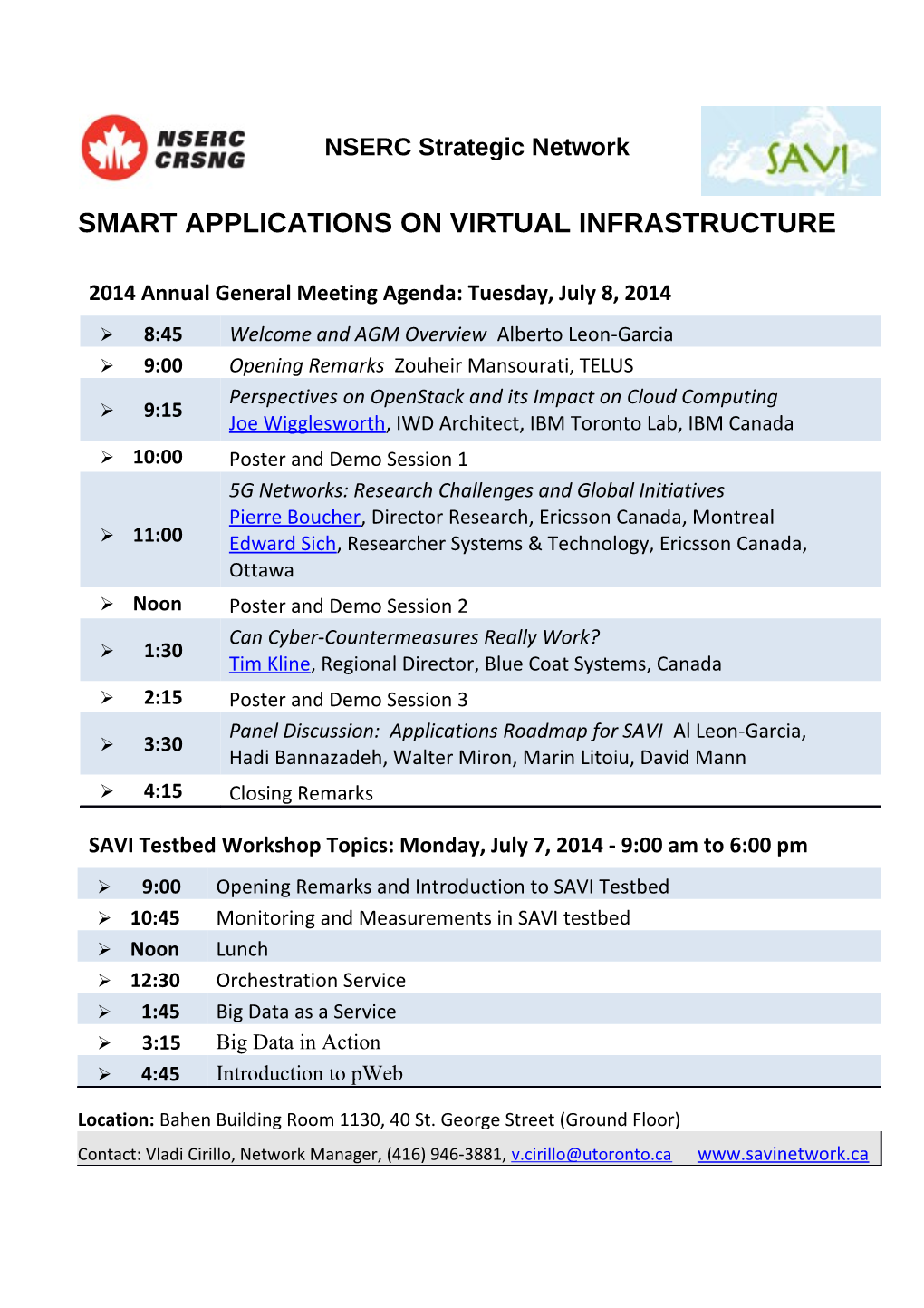 Smart Applications on Virtual Infrastructure