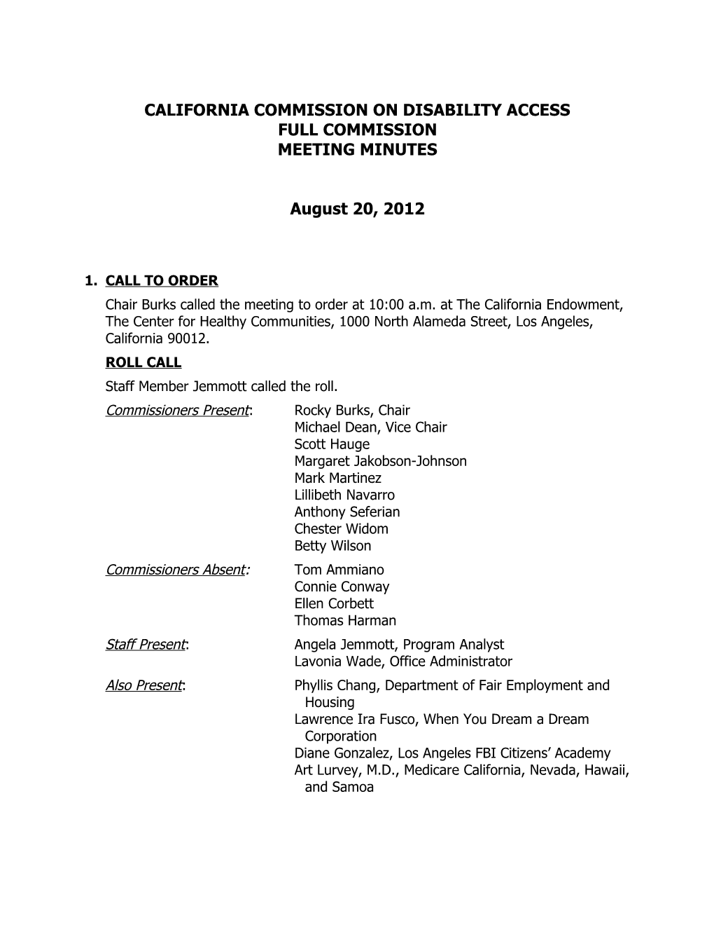 California Commission on Disability Access s3