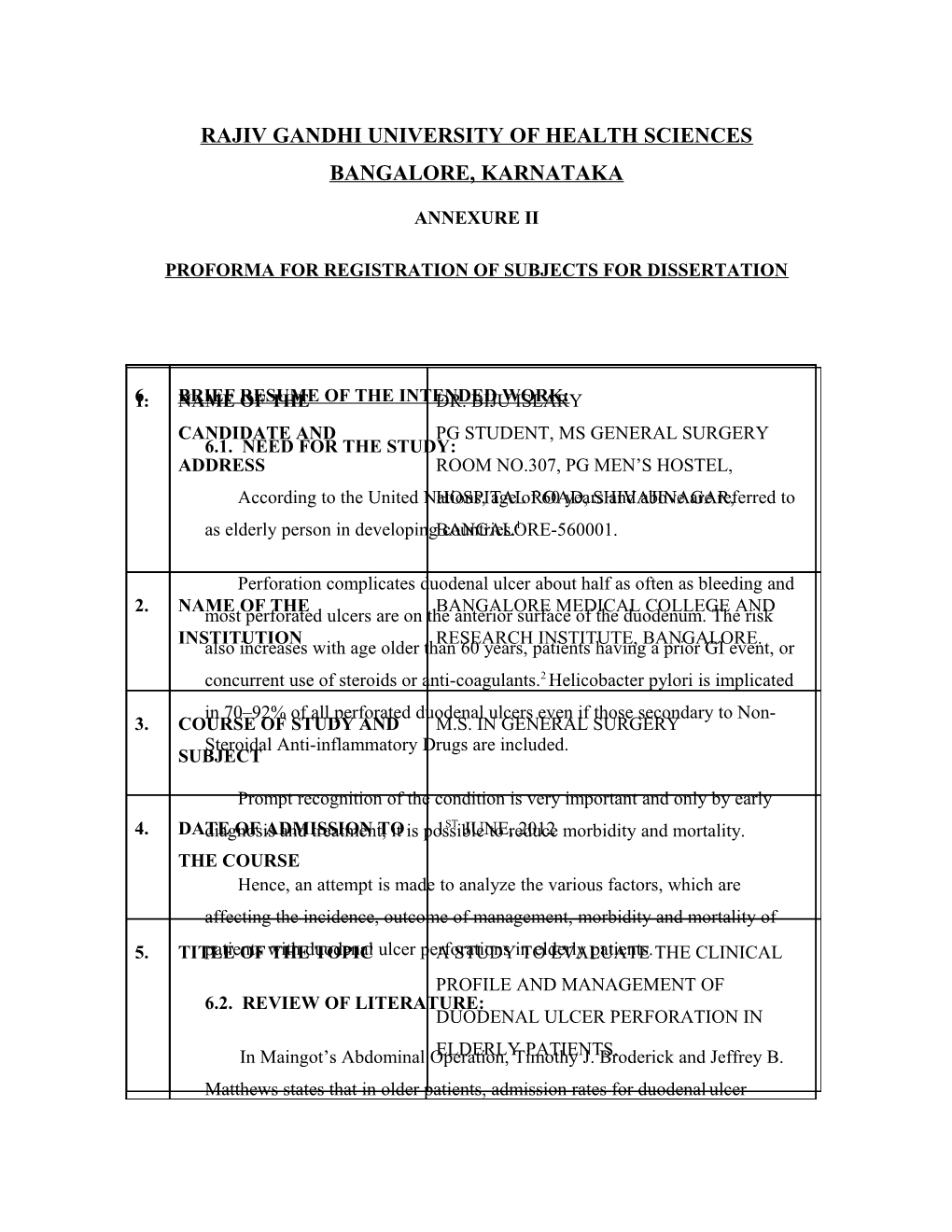 Rajiv Gandhi University of Health Sciences Bangalore, Karnataka s3