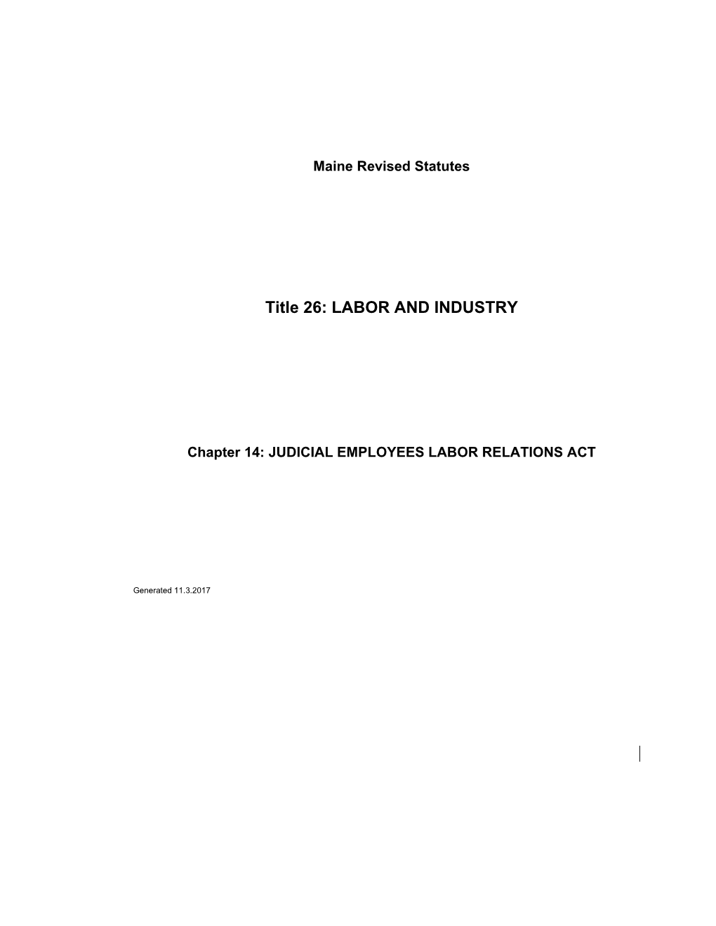 Title 26: LABOR and INDUSTRY s2