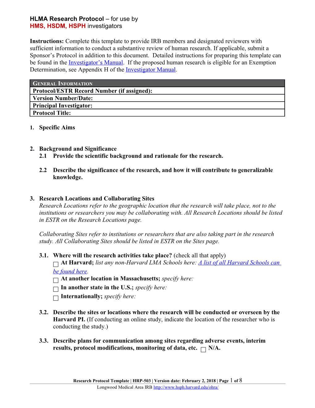 2.1Provide the Scientific Background and Rationale for the Research