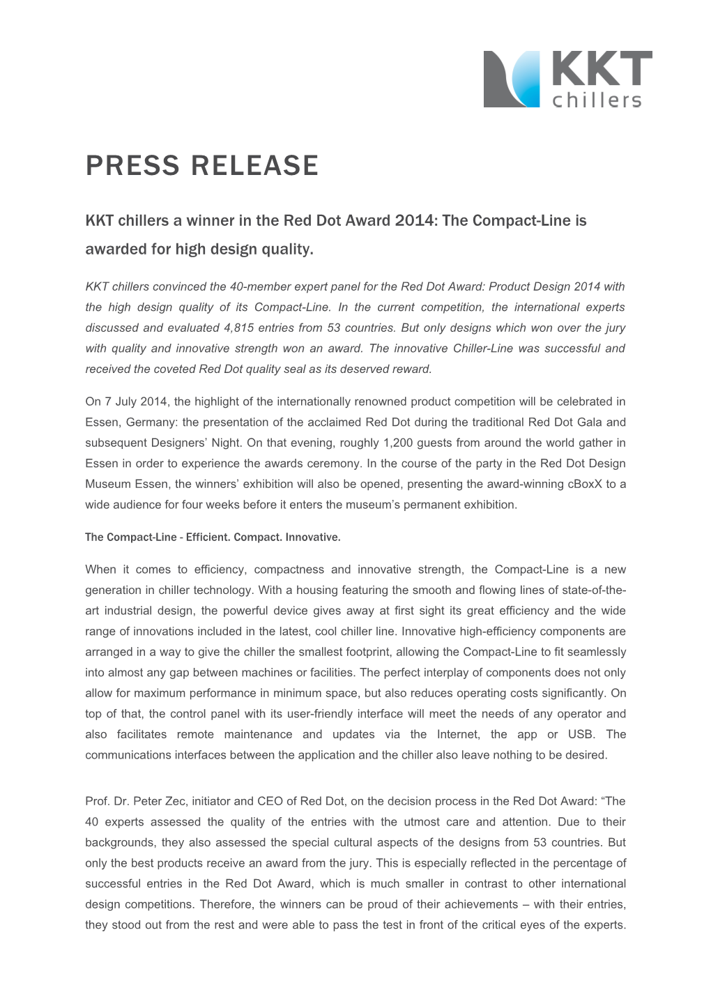 Press Release s85