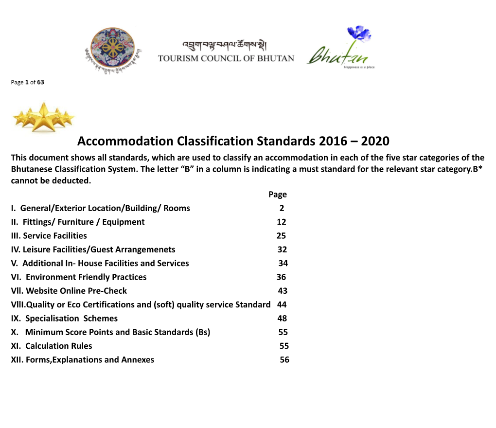 Star Rating Standards Page 1 of 47