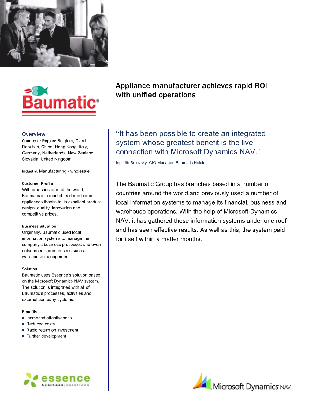 Writeimage CEP Appliance Manufacturer Achieves Rapid ROI with Unified Operations