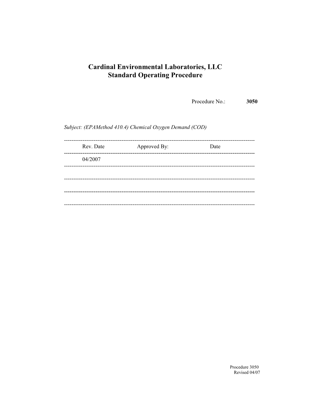 Cardinal Environmental Laboratories, LLC s1