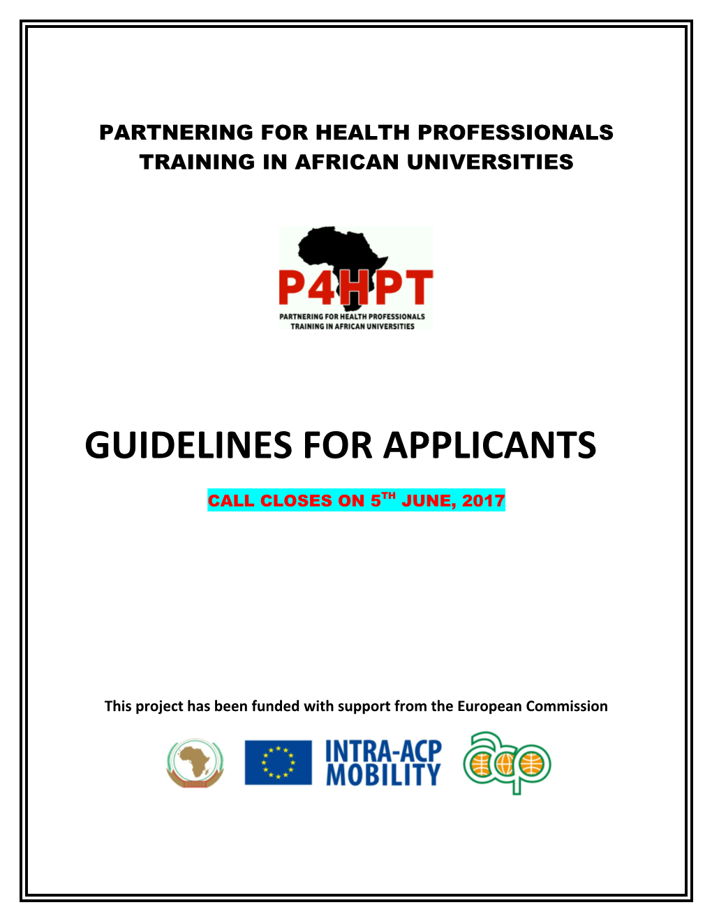 Partnering for Health Professionals Training in African Universities