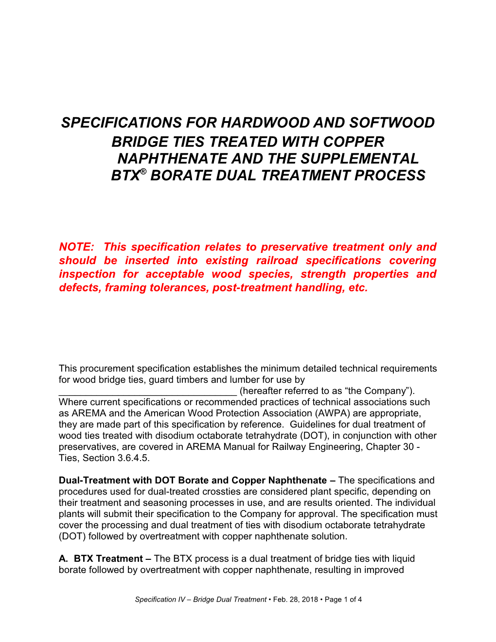 Norfolk Southern Specifications