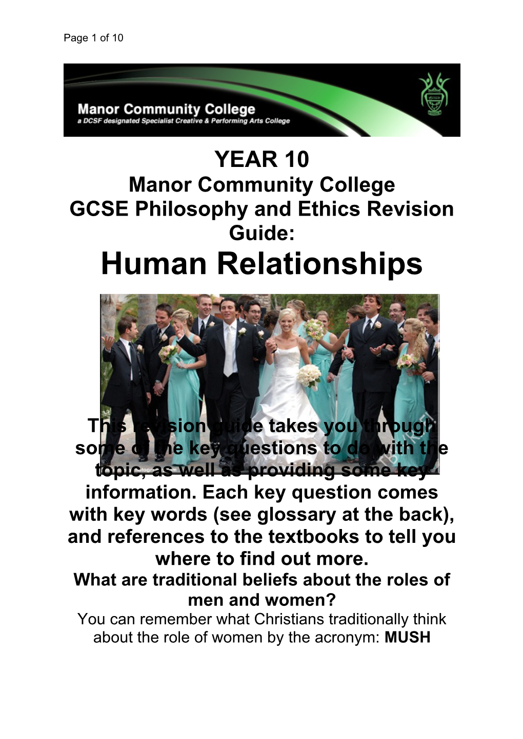 GCSE Philosophy and Ethics Revision Guide