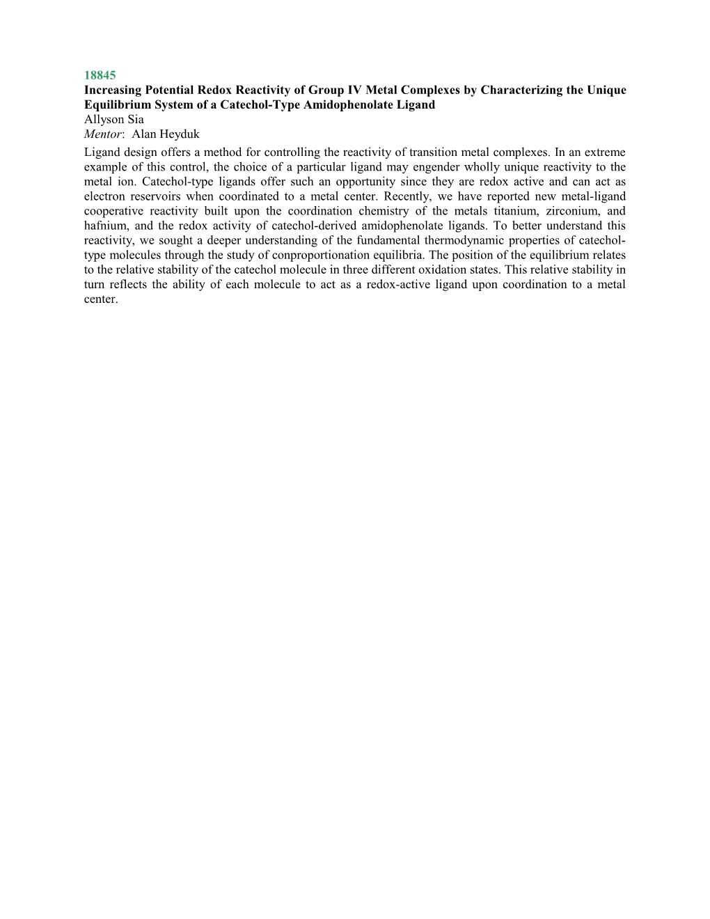 Increasing Potential Redox Reactivity of Group IV Metal Complexes by Characterizing The