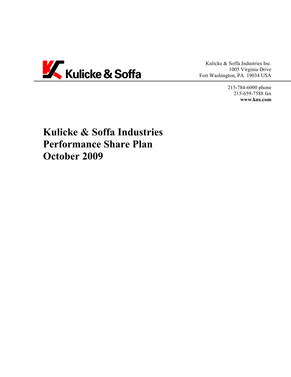 Kulicke and Soffa Industries, Inc