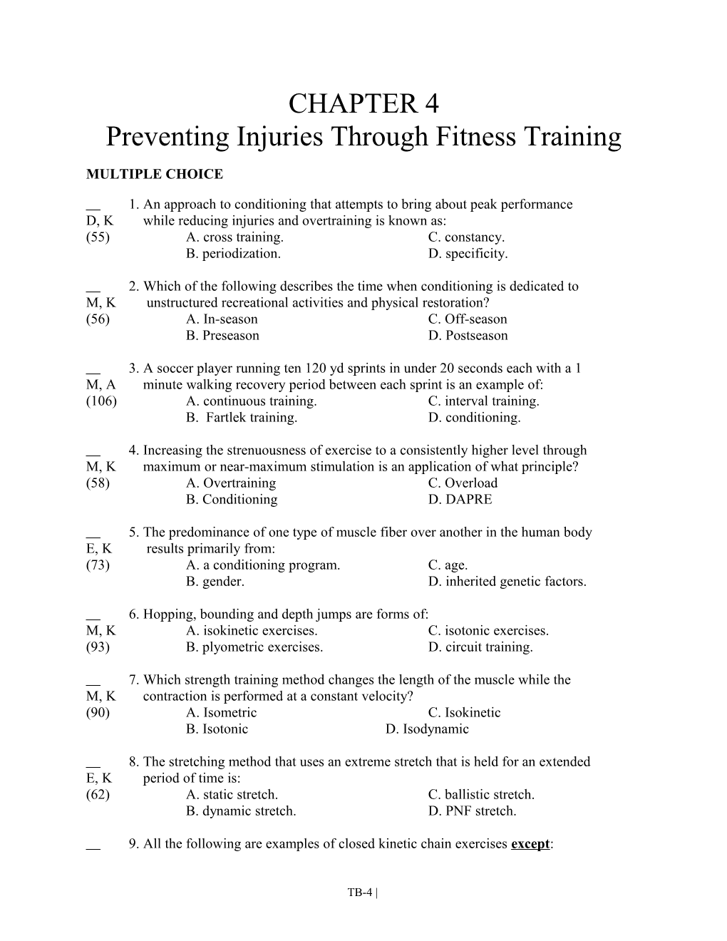 Preventing Injuries Through Fitness Training