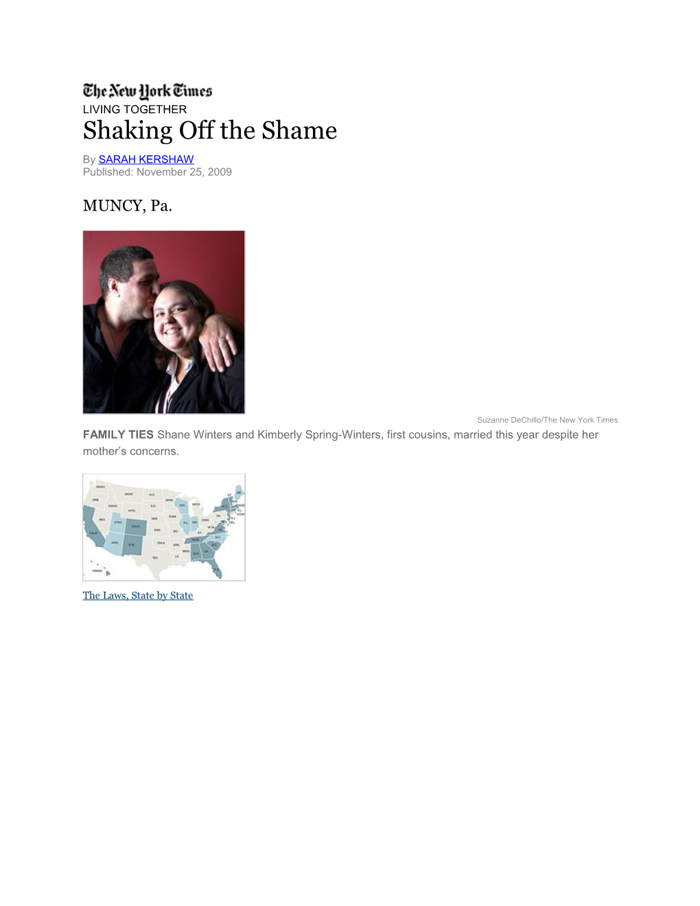 Shaking Off the Shame