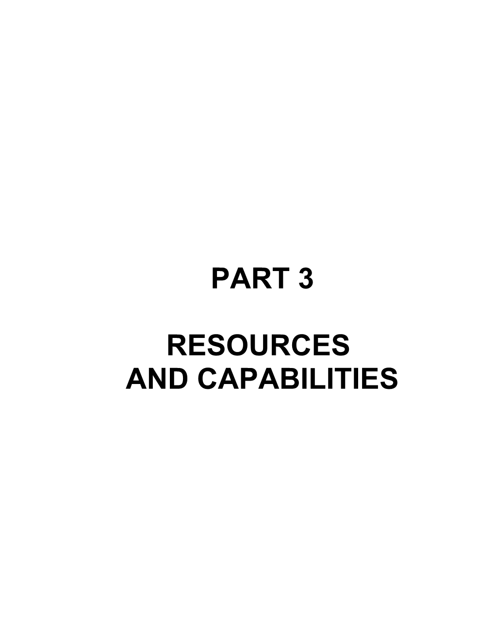 2017 Municipal Emergency Plan Part 3 Resources and Capabilities 2