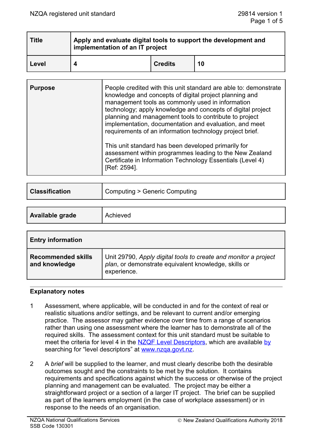 29814 Apply and Evaluate Digital Tools to Support the Development and Implementation Of