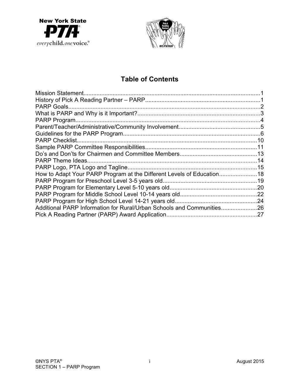 Table of Contents s33