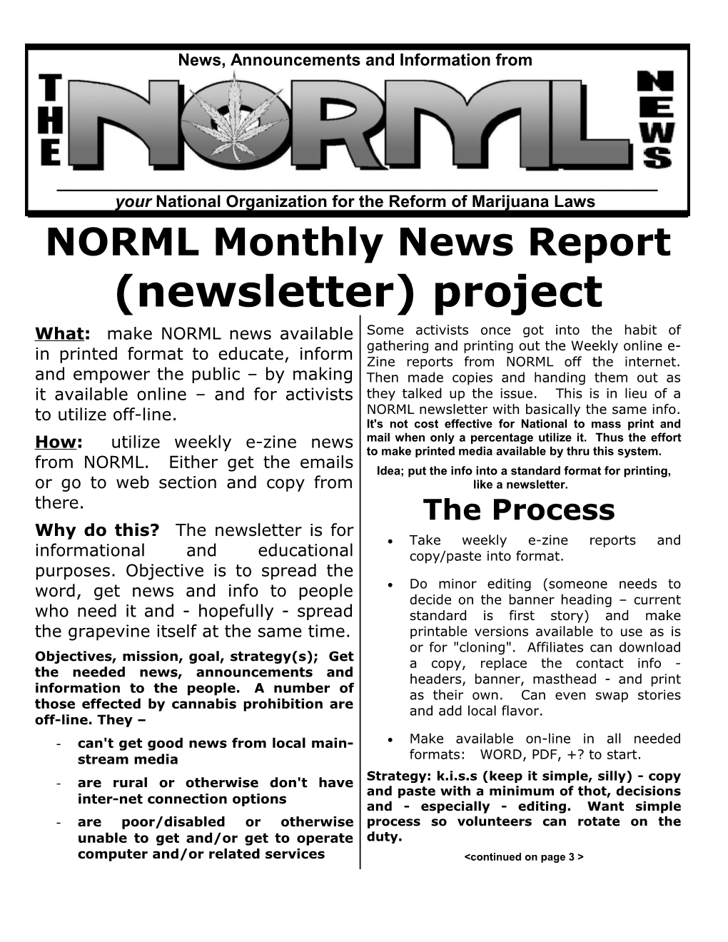 * Volume 0, Issue 1 * Www. Pdxnorml.Org/News/NL *