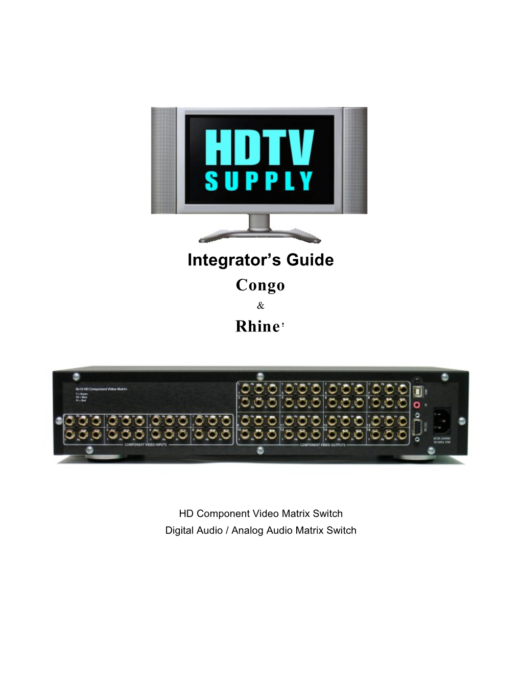 Integrator S Guide