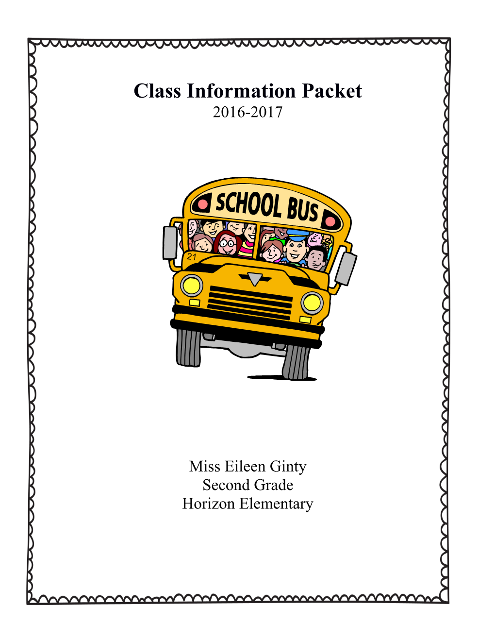 Class Information Packet