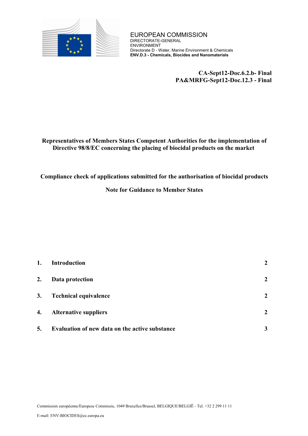 PA&MRFG-Sept12-Doc.12.3 - Compliance Check PA