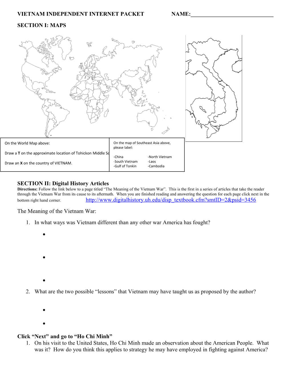 Vietnam Independent Internet Packet