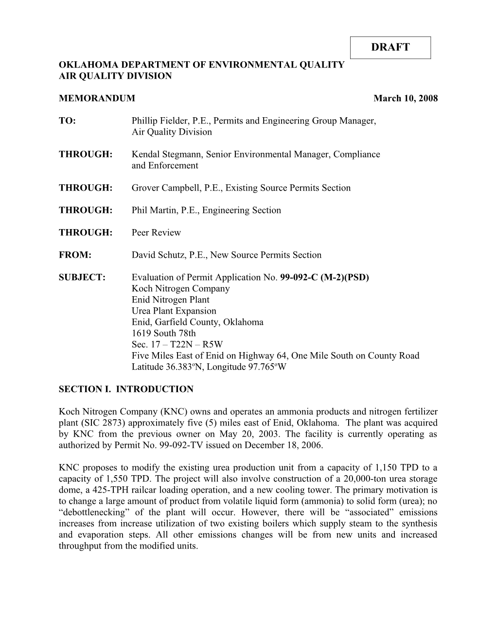 Oklahoma Department of Environmental Quality s10