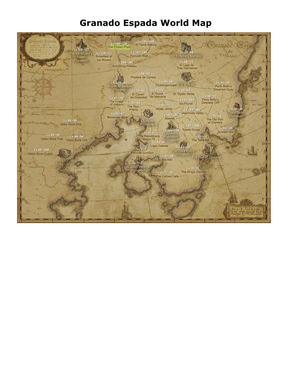 Granado Espada World Map