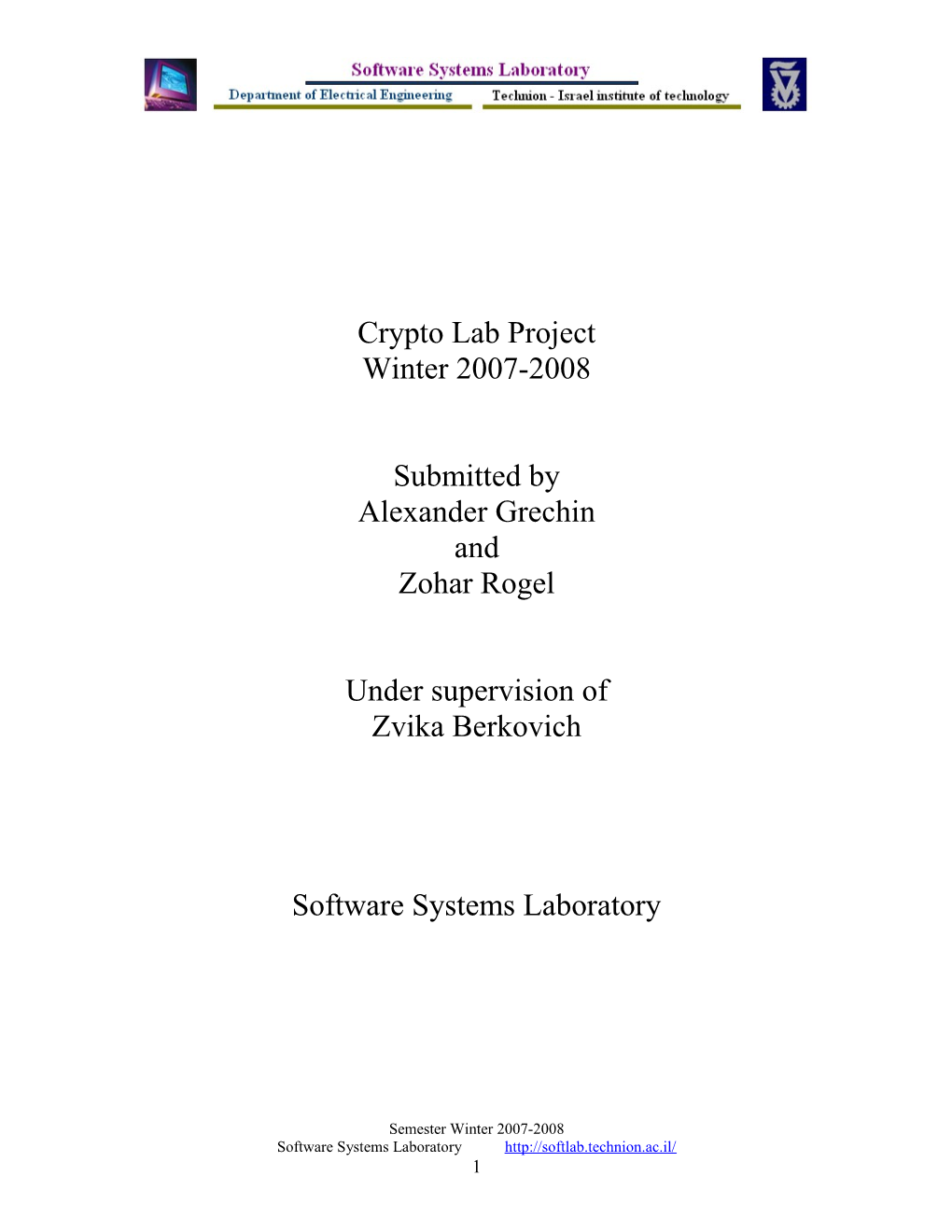 Crypto Lab Project